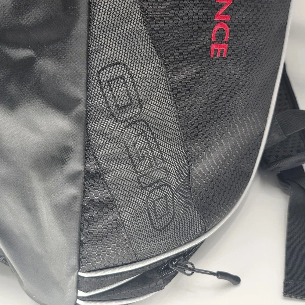 OGIO Sports Gym Duffel Bag Black Gray With Shoe Storage Nutrition Organization